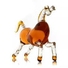 Factory Direct Horse Animal Shaped Glass Bottle for Brandy and Wine